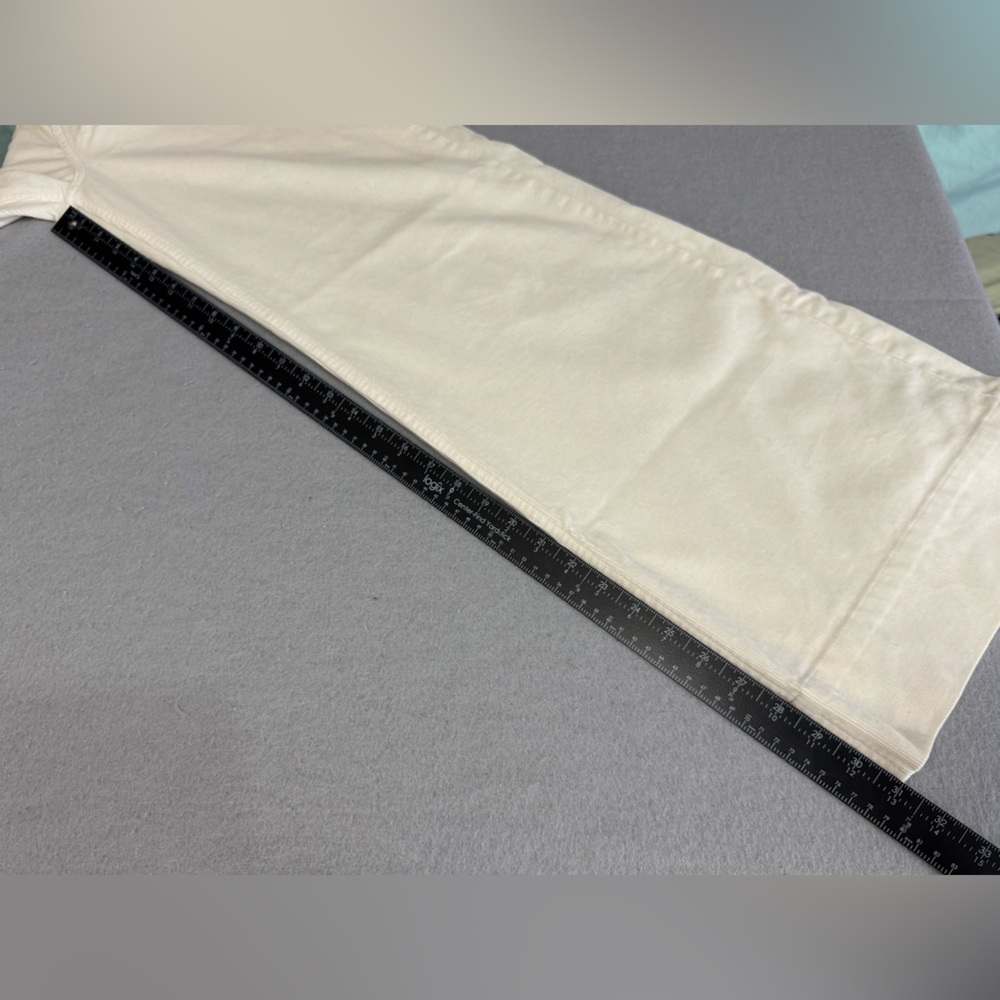J Crew Corduroy Wide Leg High Waist Trouser Pants Cream Size 29 Style BT922 - Picture 9 of 10